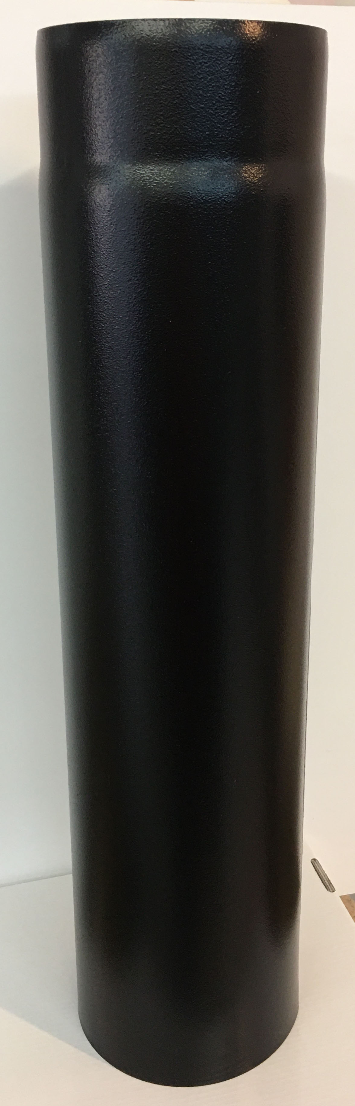 Vastagfalú füstcső, fekete. Átmérője 120 mm, hossza 500 mm